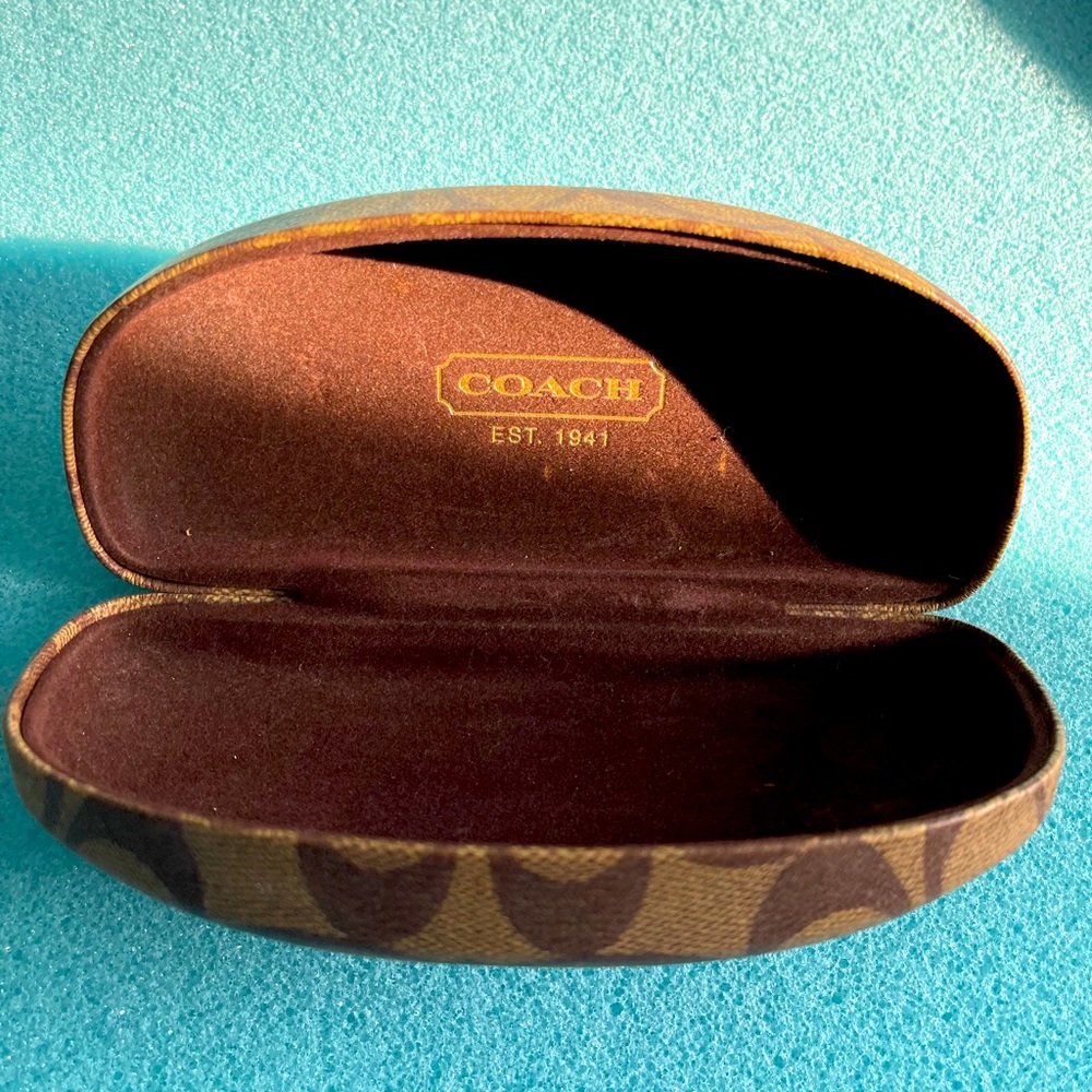 Coach glasses case